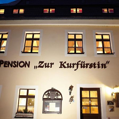 Pension zur Kurfürstin Wolkenstein Exterior foto
