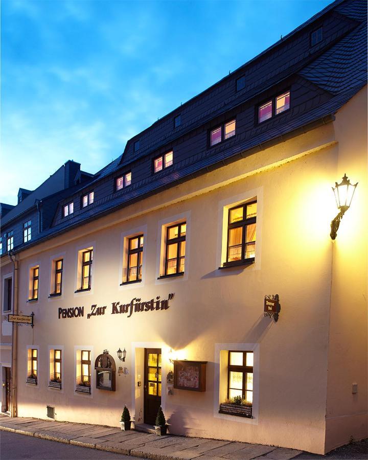 Pension zur Kurfürstin Wolkenstein Exterior foto